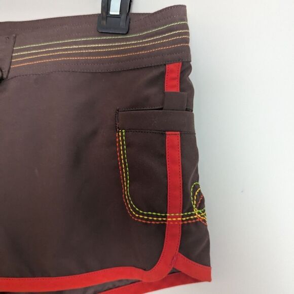 Y2K Billabong Micro Board Shorts – Rasta Logo – Size S - Picture 6 of 10